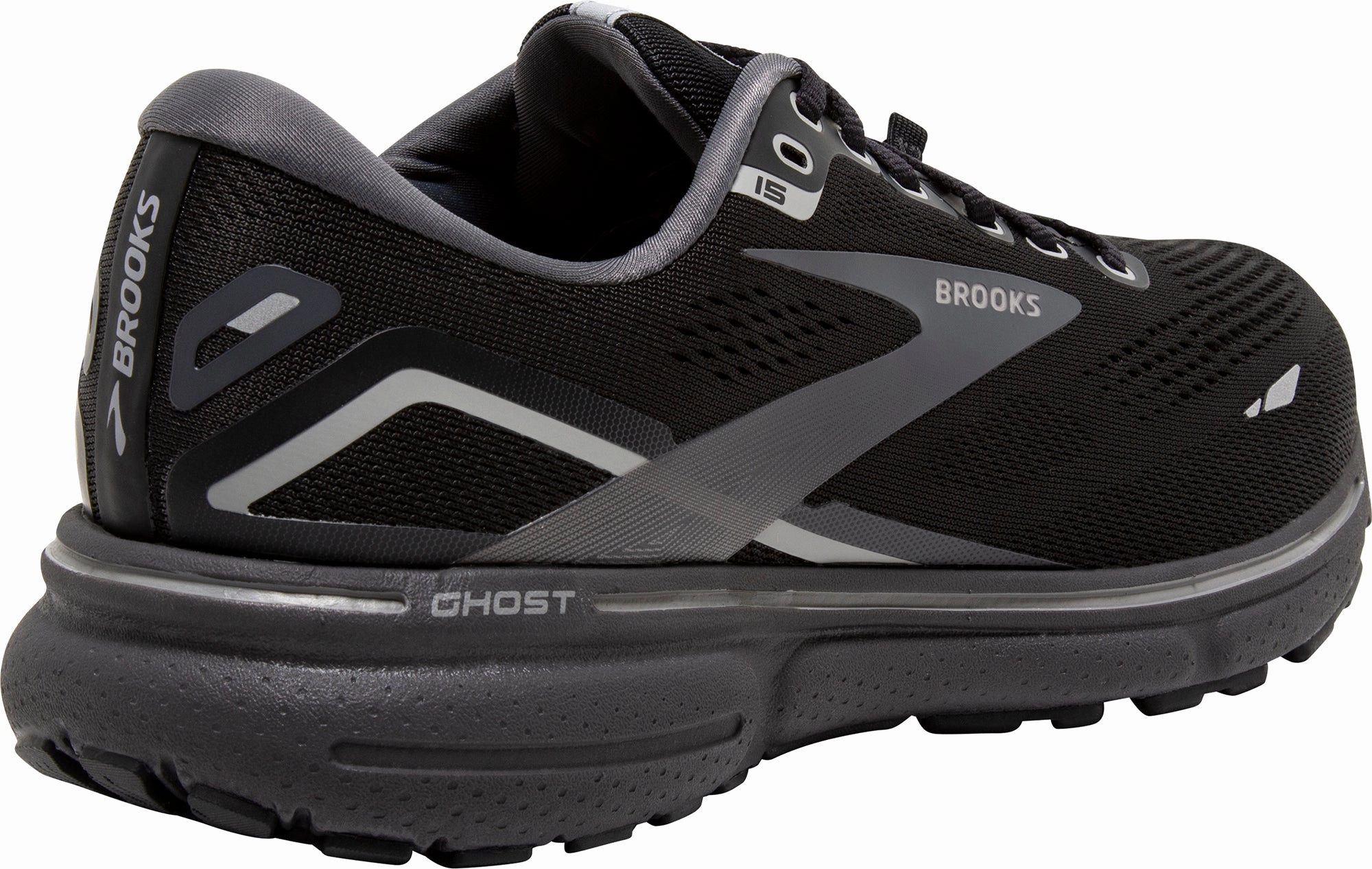 Adventure race Comfortable toe box Brooks Ghost 15 GORE-TEX Womens Running Shoes - Black