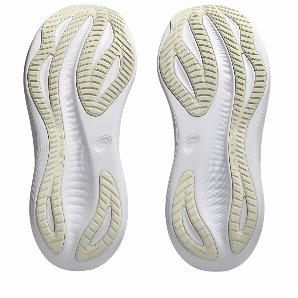 Durable Abrasion Guard ASICS Men's GEL-NIMBUS 27 Running Shoes in Midnight/Vanilla AW25