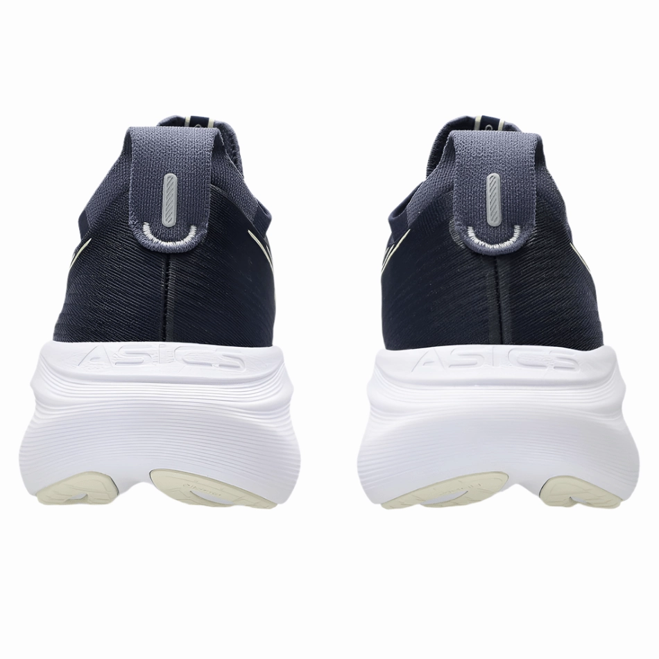 ASICS Men's GEL-NIMBUS 27 Running Shoes in Midnight/Vanilla AW25 Traction Outsole Airflow Channeling