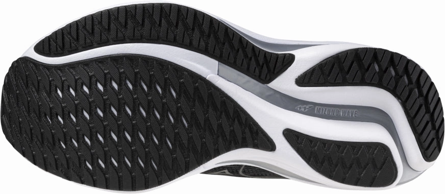 Heel Clip Stabilizer Mizuno Wave Rider 28 WIDE FIT (D) Womens Running Shoes - Black