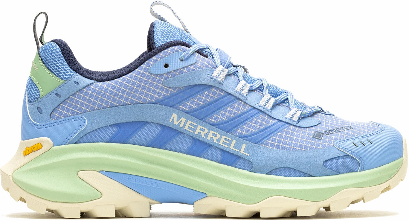 Secure Fit Hiking Speed Boots Merrell Moab Speed 2 GORE-TEX Womens Walking Shoes - Blue