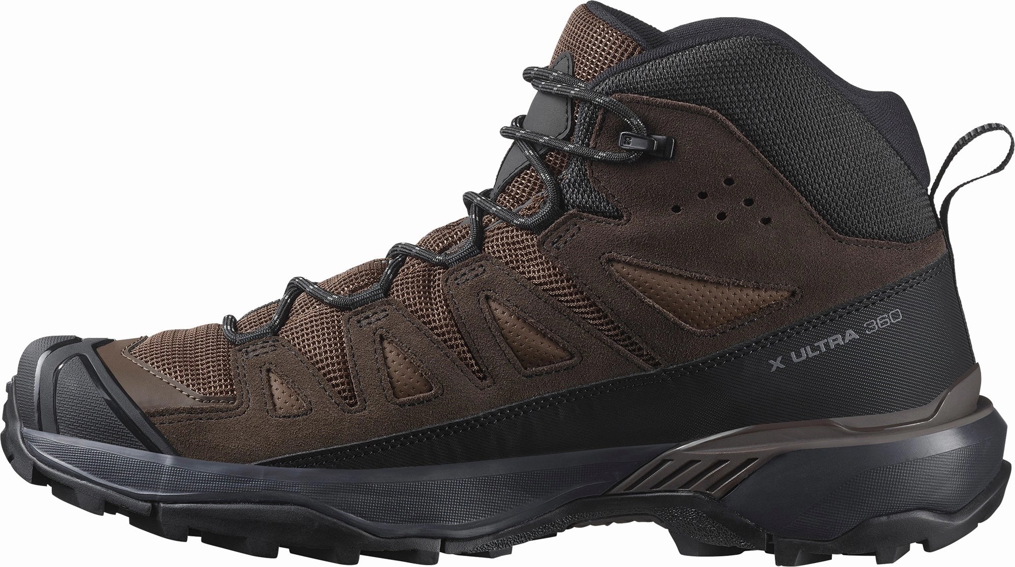 Salomon X Ultra 360 Leather Mid GORE-TEX Mens Walking Boots - Brown Impact protection