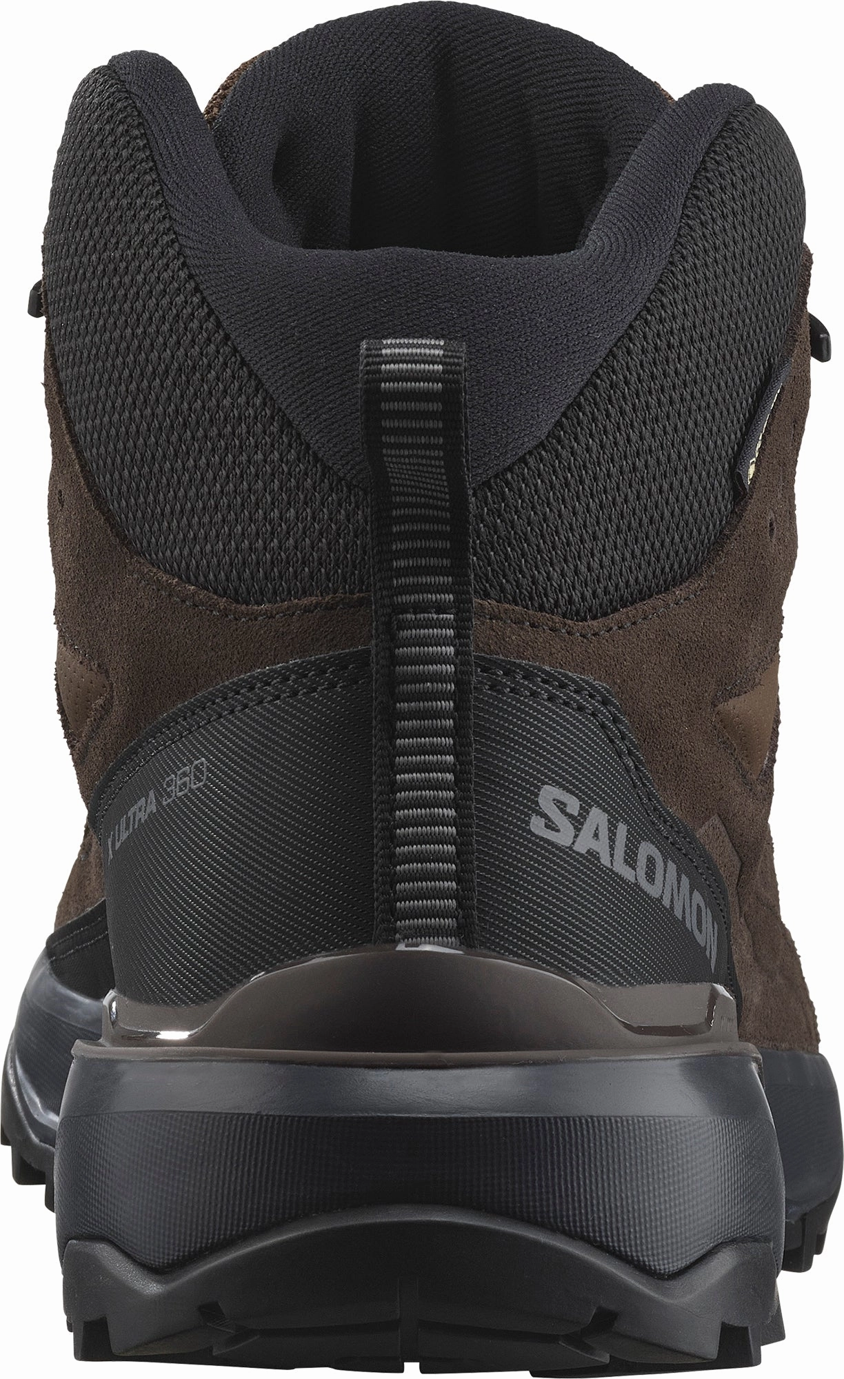 Waterproof Hiking Water-Repellent Design Salomon X Ultra 360 Leather Mid GORE-TEX Mens Walking Boots - Brown