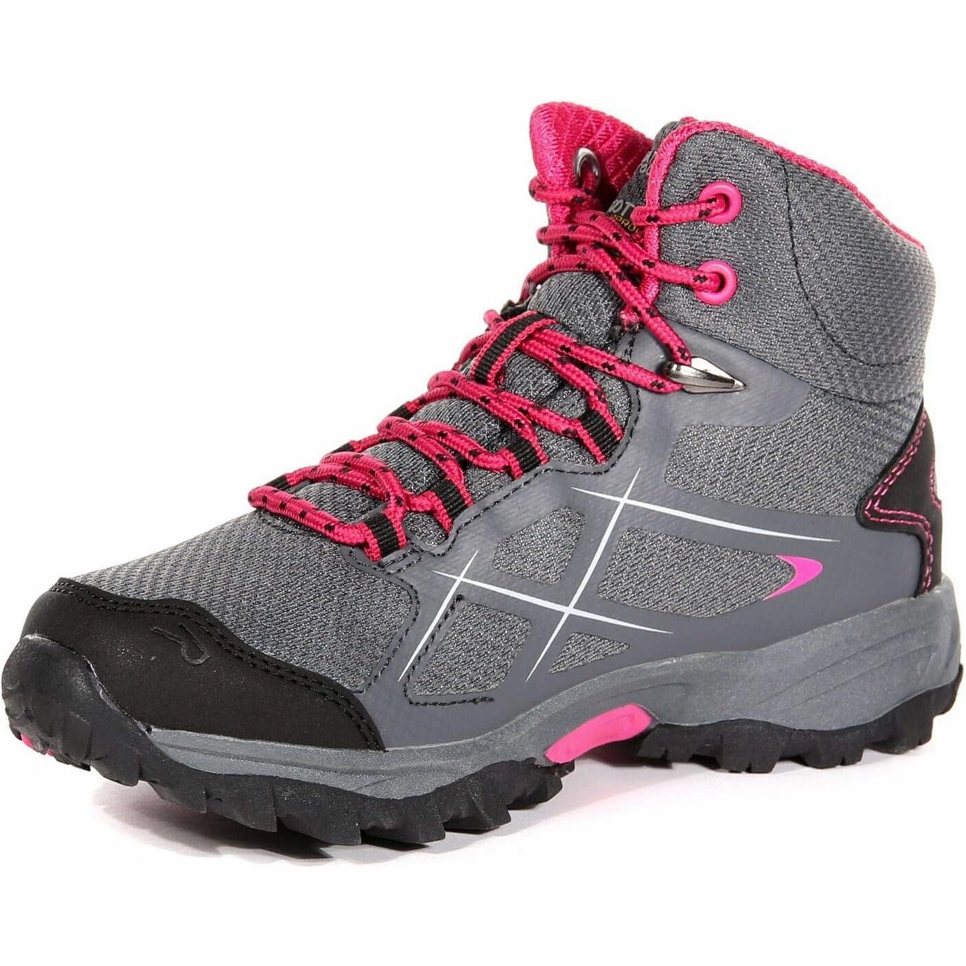 Regatta Kota Mid Junior Waterproof Walking Boots - Grey Adventure Ready