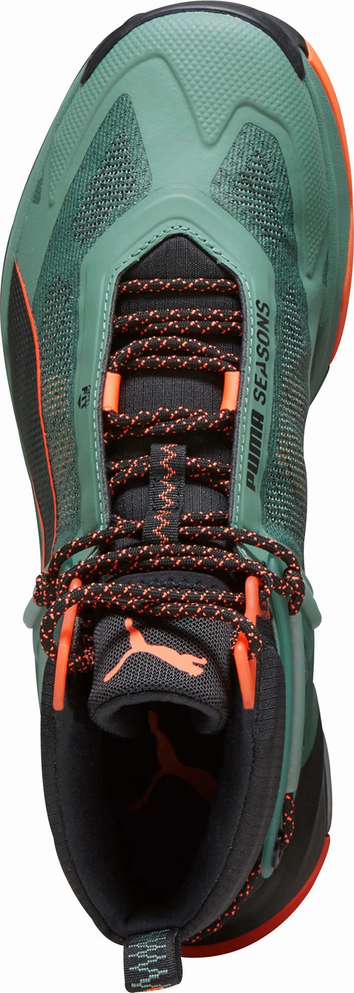 Long Distance Boots Durable Walking Boots Puma Explore Nitro Mid Mens Walking Boots - Green