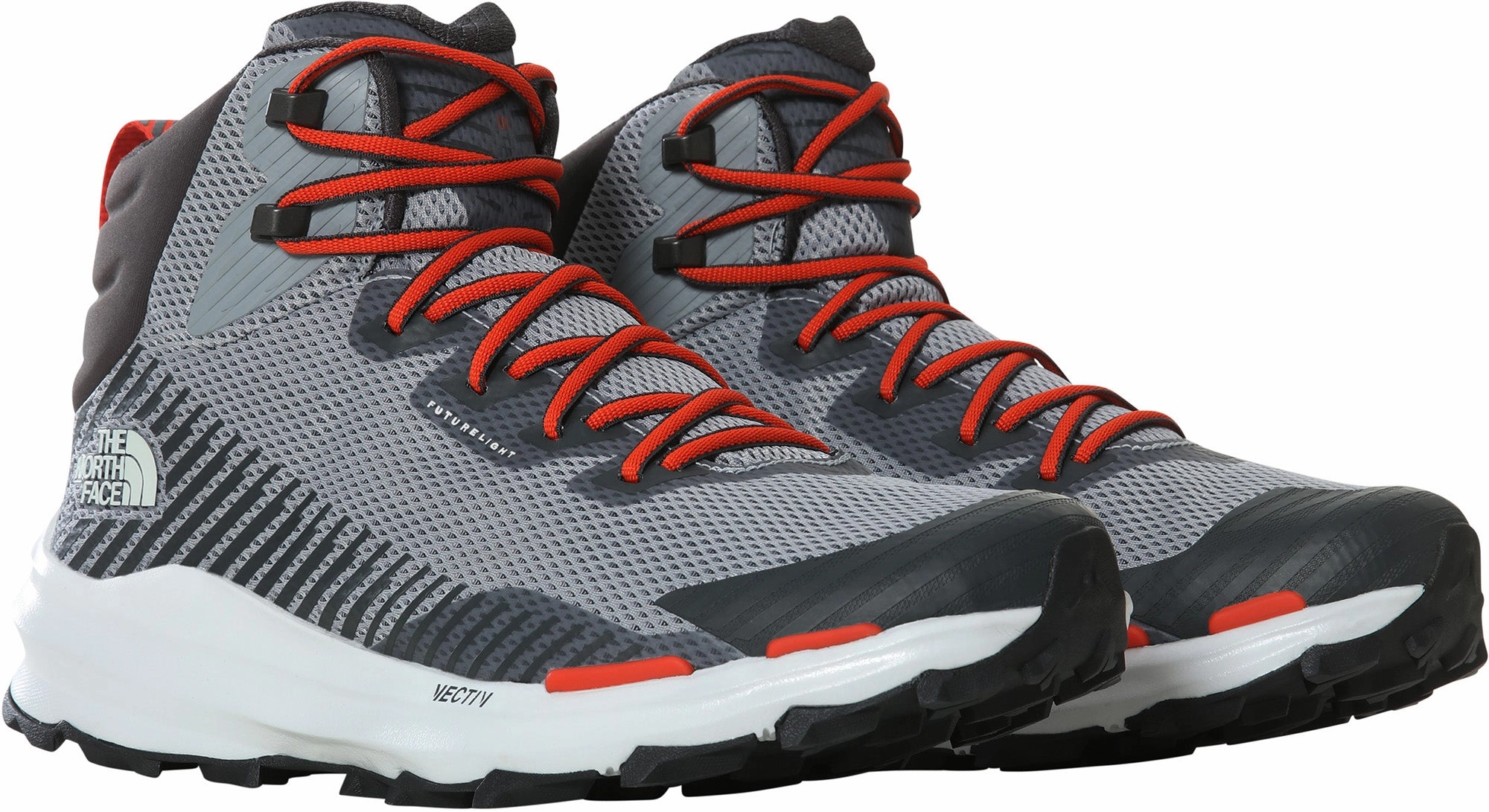 Slip Resistant The North Face Vectiv FastPack Mid FutureLight Mens Walking Boots - Grey
