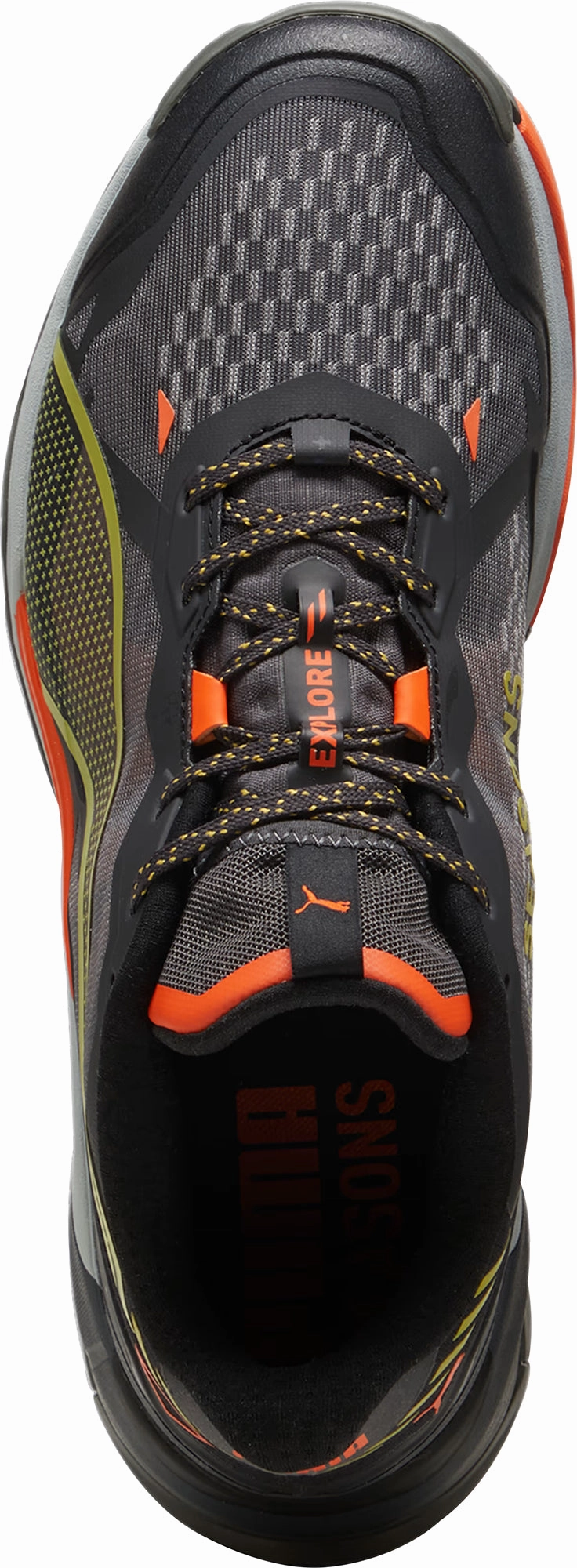 Trail Experience High Support Fit Puma Explore Nitro 2 Mens Walking Shoes - Grey