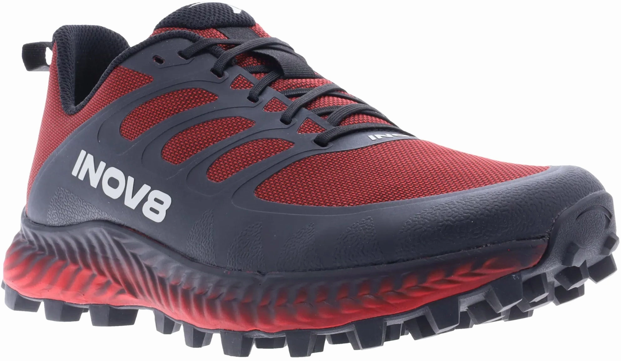 Inov8 MudTalon WIDE FIT Mens Trail Running Shoes - Red Energy Rod Technology Impact Resistant Plate