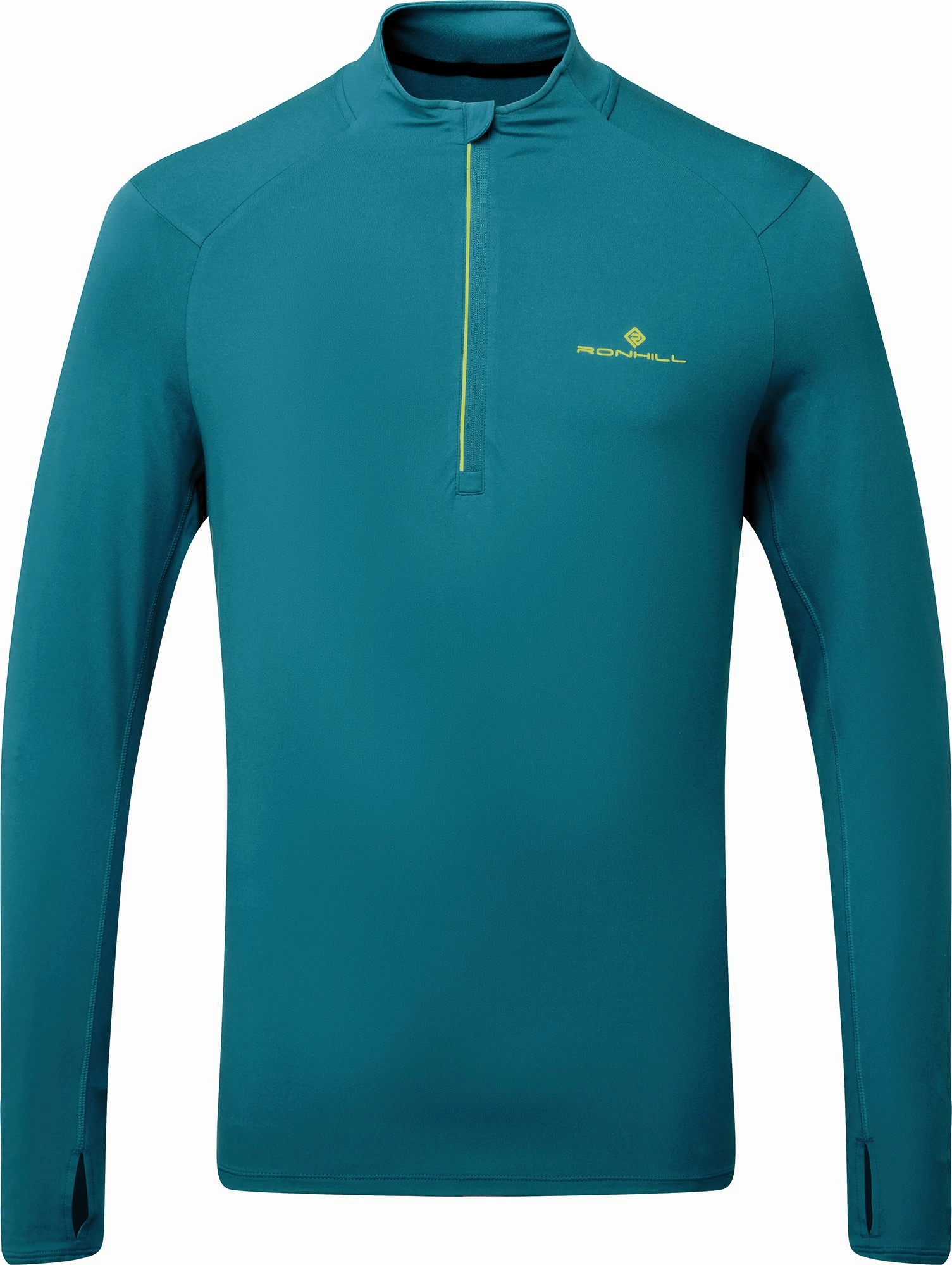 Ronhill Core Thermal Half Zip Long Sleeve Mens Running Top - Blue Hipster