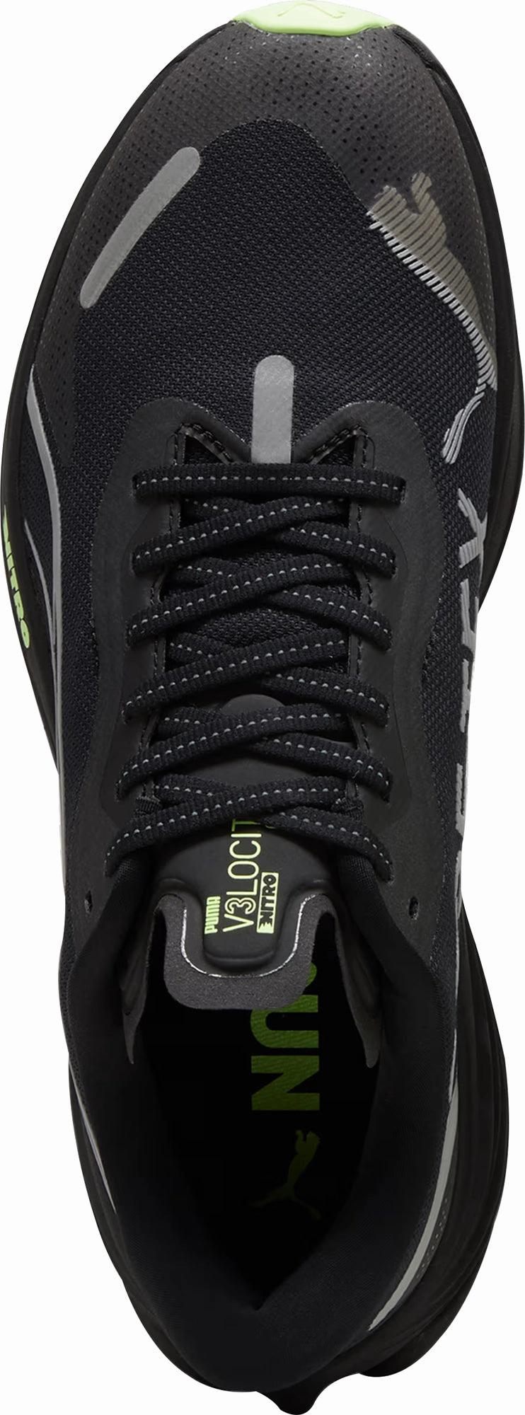 Arch Technology Built-In Lining Puma Velocity Nitro 3 GORE-TEX Mens Running Shoes - Black