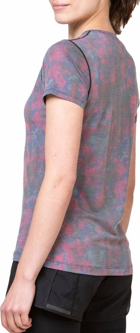 Ronhill Tech Golden Hour Short Sleeve Womens Running Top - Purple Relaxed Wearable Soft And Comfortable