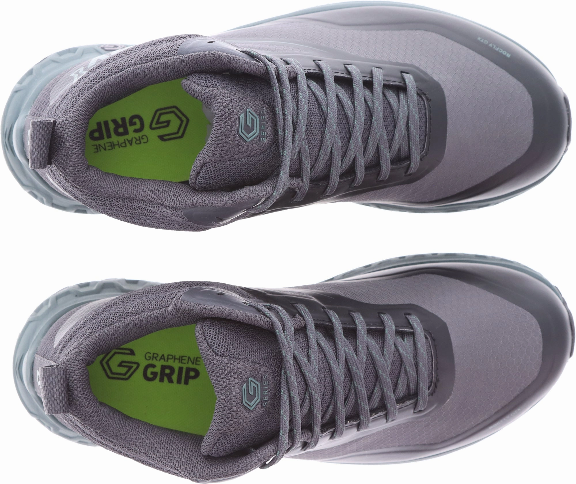 Rocky Terrain Fit Climbing Boots Fit Inov8 RocFly G 390 GORE-TEX Womens Walking Boots - Grey