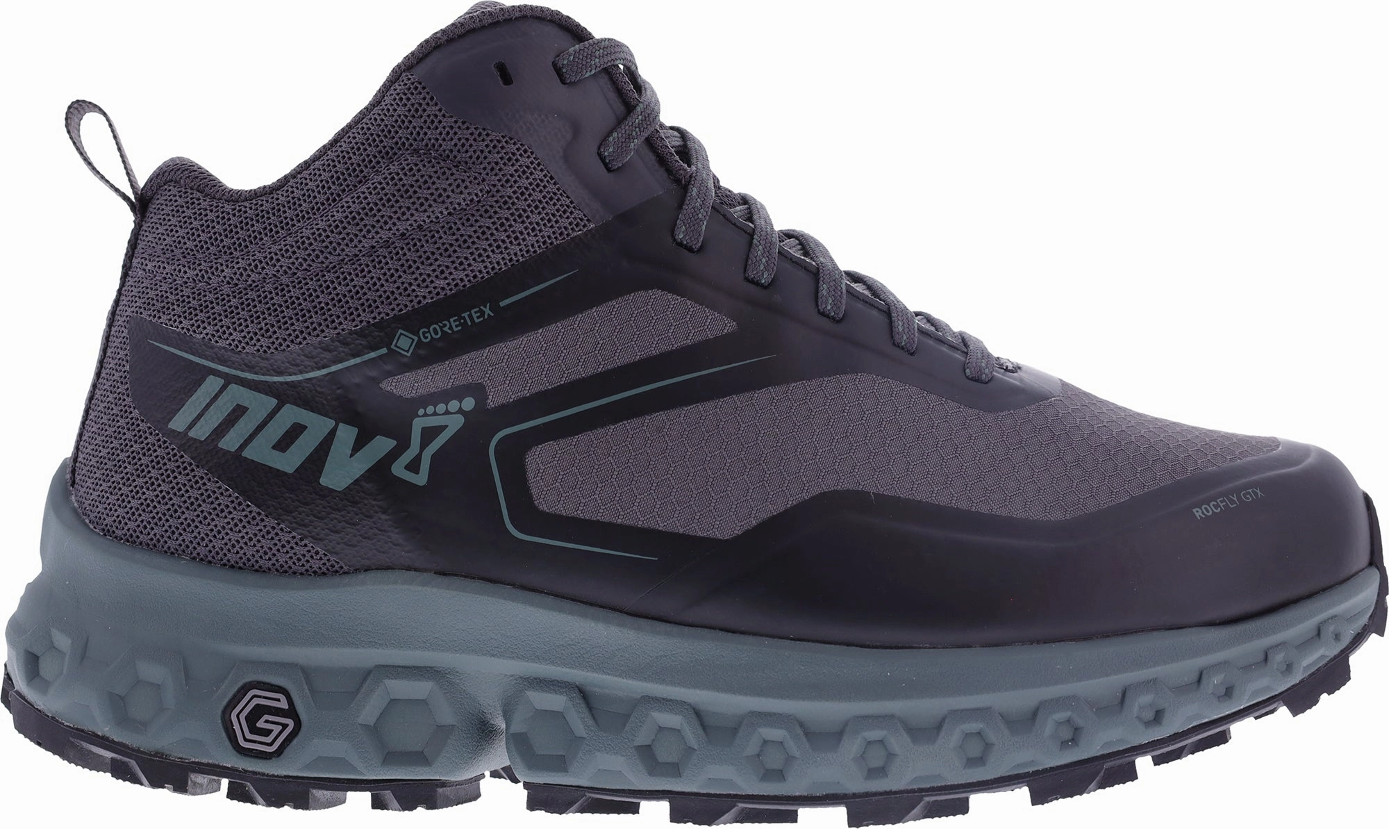 High Impact Fit Performance Trail Inov8 RocFly G 390 GORE-TEX Womens Walking Boots - Grey