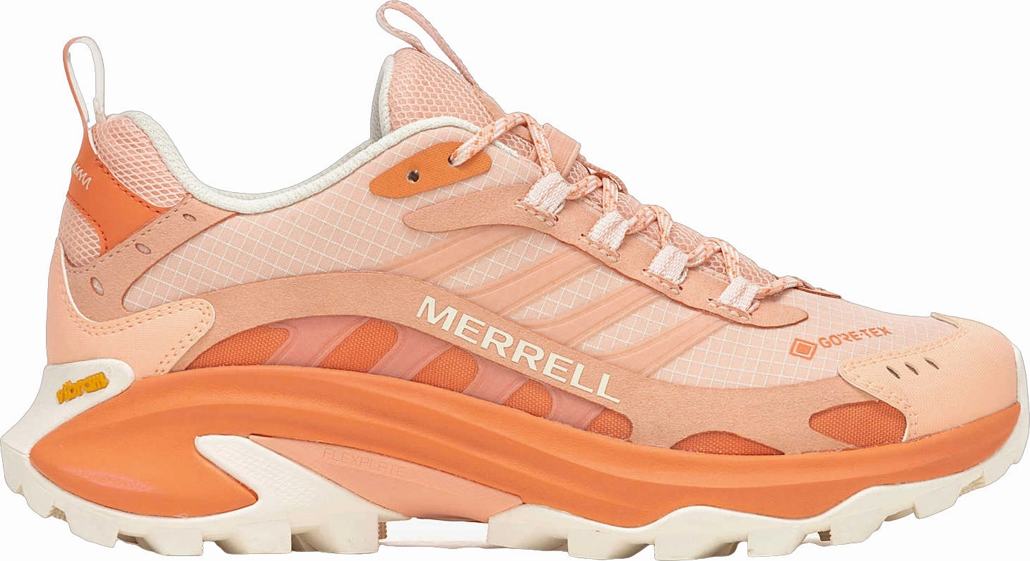 Merrell Moab Speed 2 GORE-TEX Womens Walking Shoes - Orange Rugged Grip