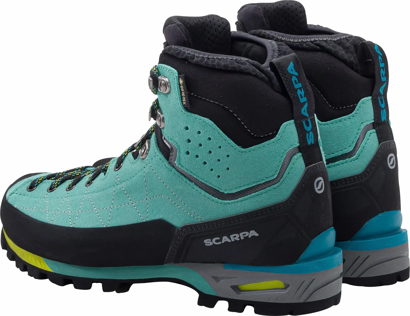 Endurance Gear Outdoor Trekking Comfort Scarpa Zodiac Tech GORE-TEX Womens Walking Boots - Green