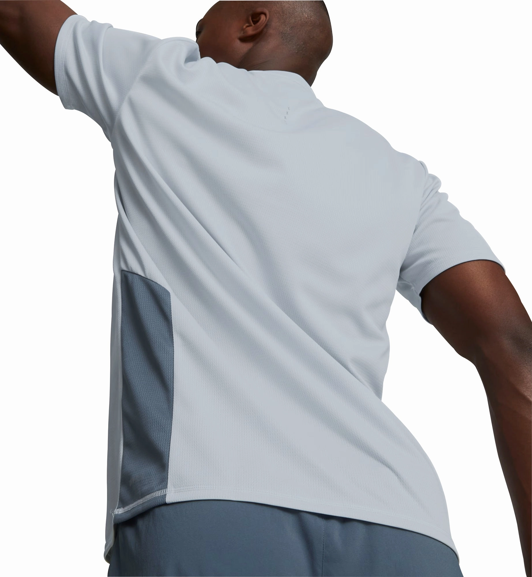 DurableStitching comfortable option Puma Favourite Short Sleeve Mens Running Top - Grey