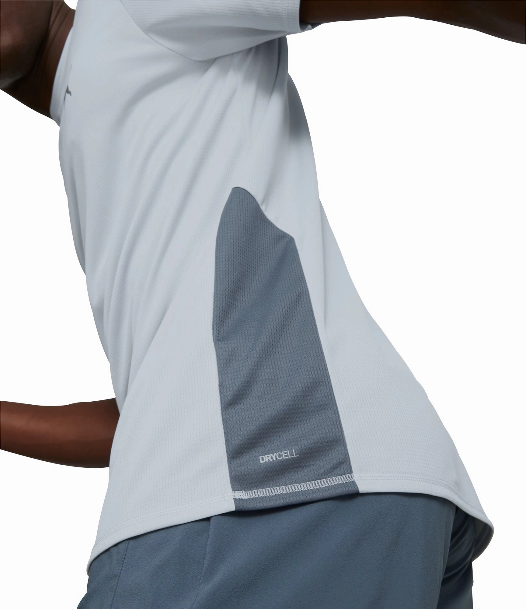 Puma Favourite Short Sleeve Mens Running Top - Grey Performance Comfort