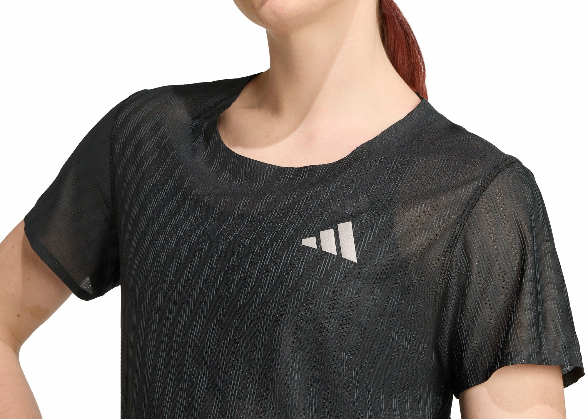 adidas ADI365 ClimaCool  Short Sleeve Womens Running Top - Black MoistureWickingFabric Outdoor Outfit Style