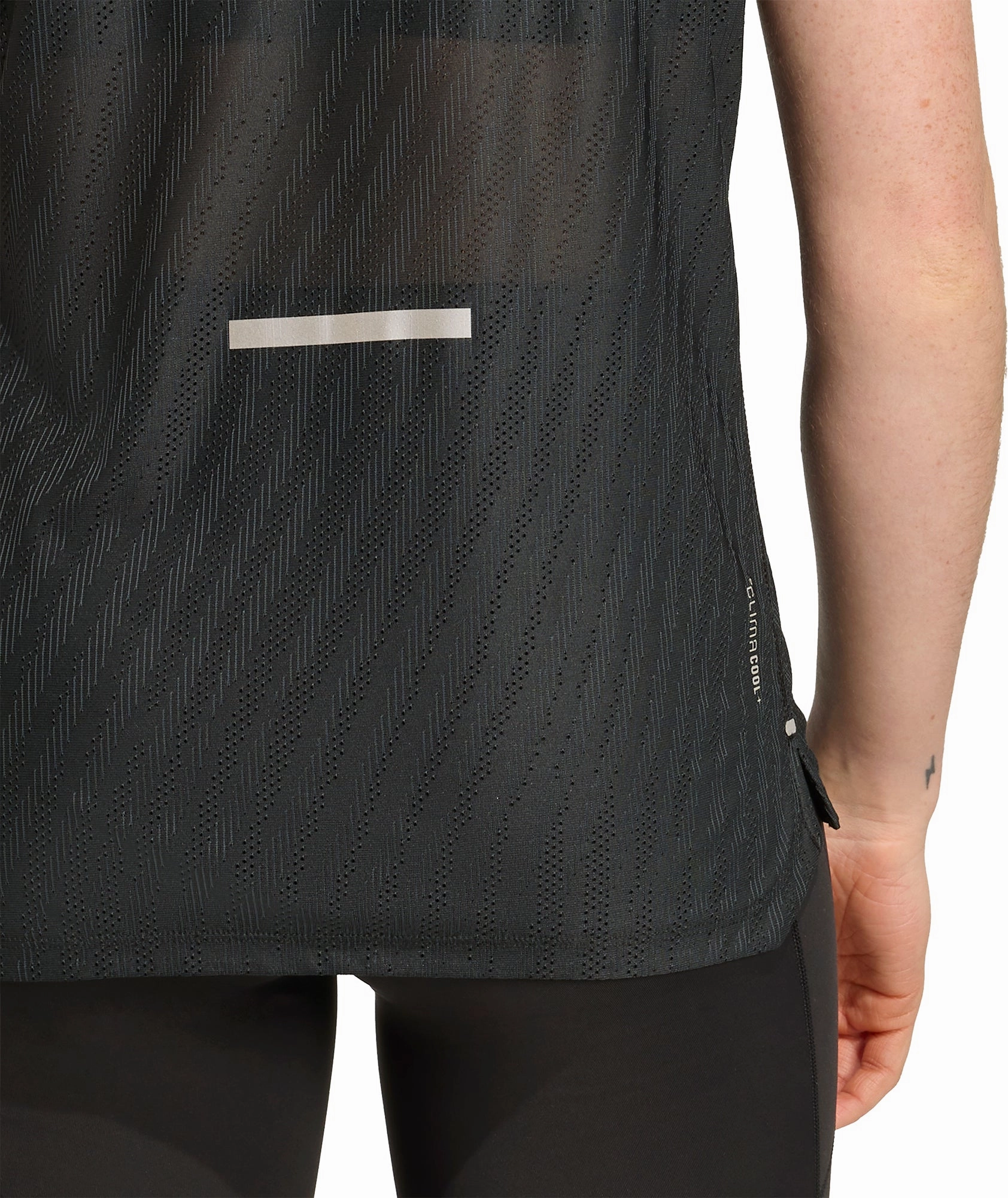 adidas ADI365 ClimaCool  Short Sleeve Womens Running Top - Black Comfortable Casual