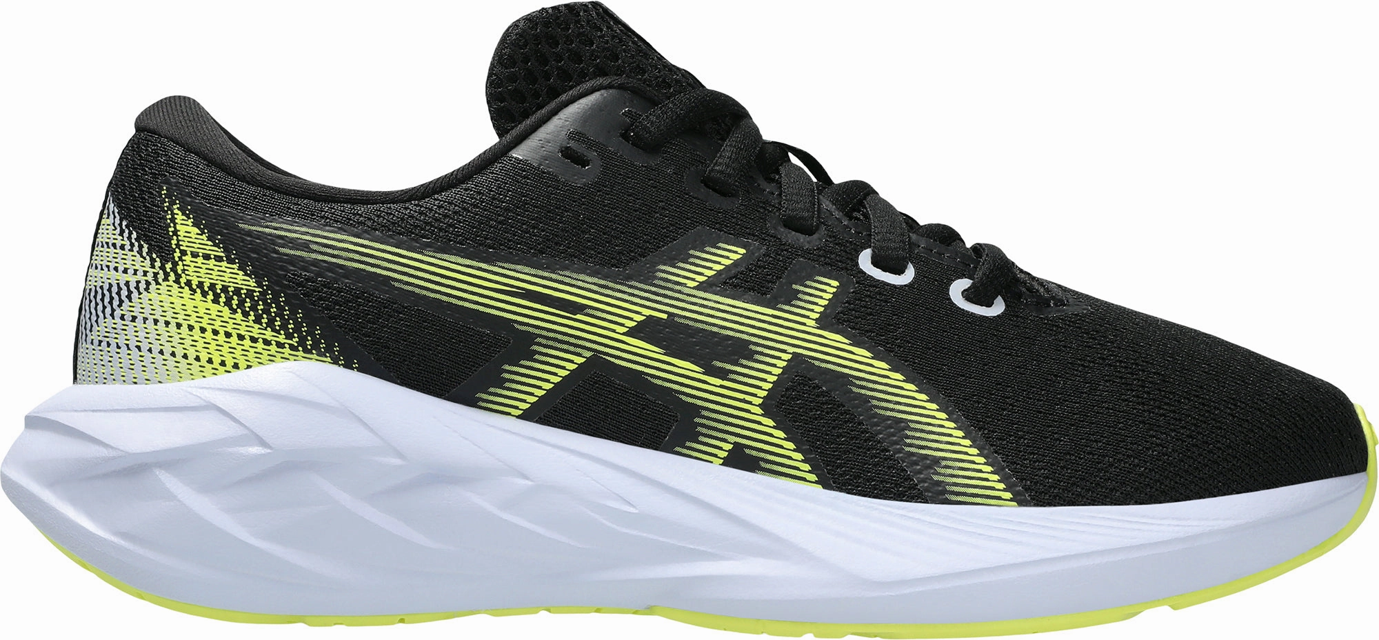 Flexible Outsole Design Asics NovaBlast 5 GS Junior Running Shoes - Black