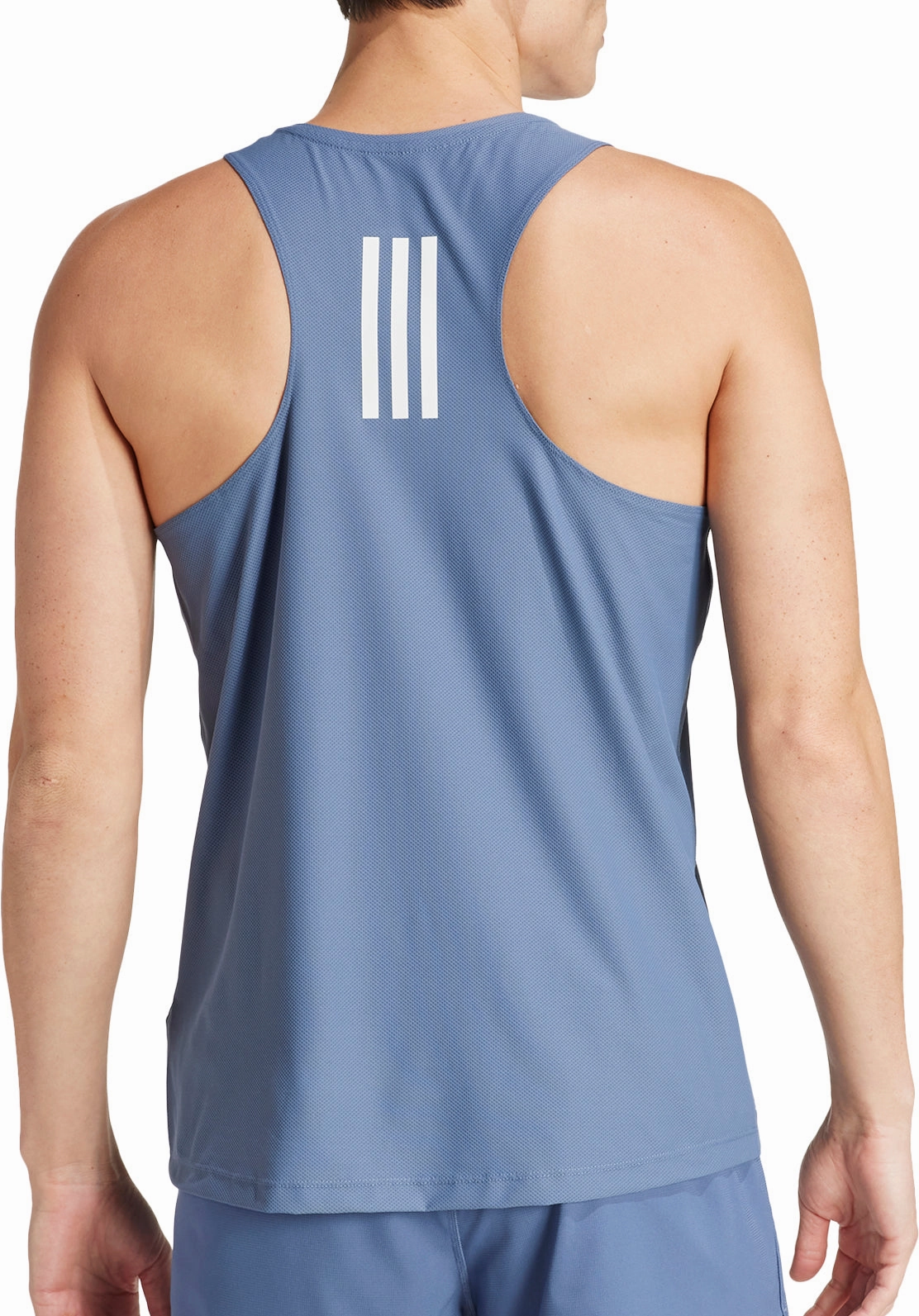 adidas Own The Run Mens Running Vest - Blue direction assorted