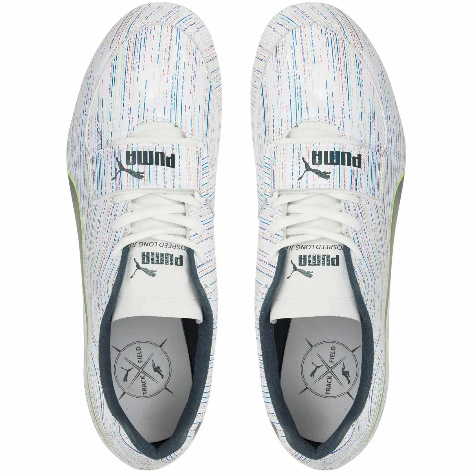 Aero Dynamic Silhouette Puma evoSpeed Long Jump 9 Field Event Spikes - White