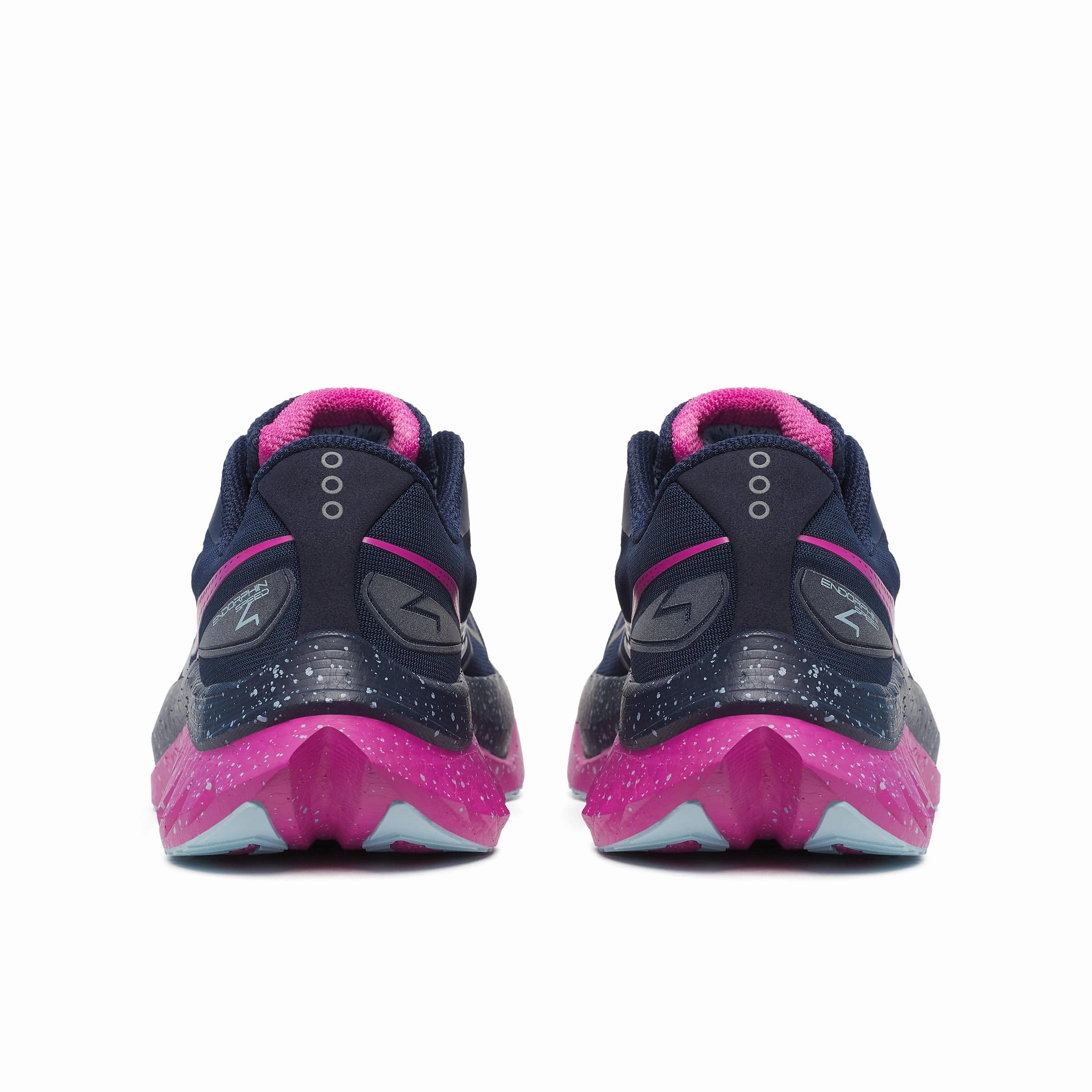Saucony Women's Endorphin Speed 4 Running Shoes in Navy/Fuchsia SS25 Contoured Insole