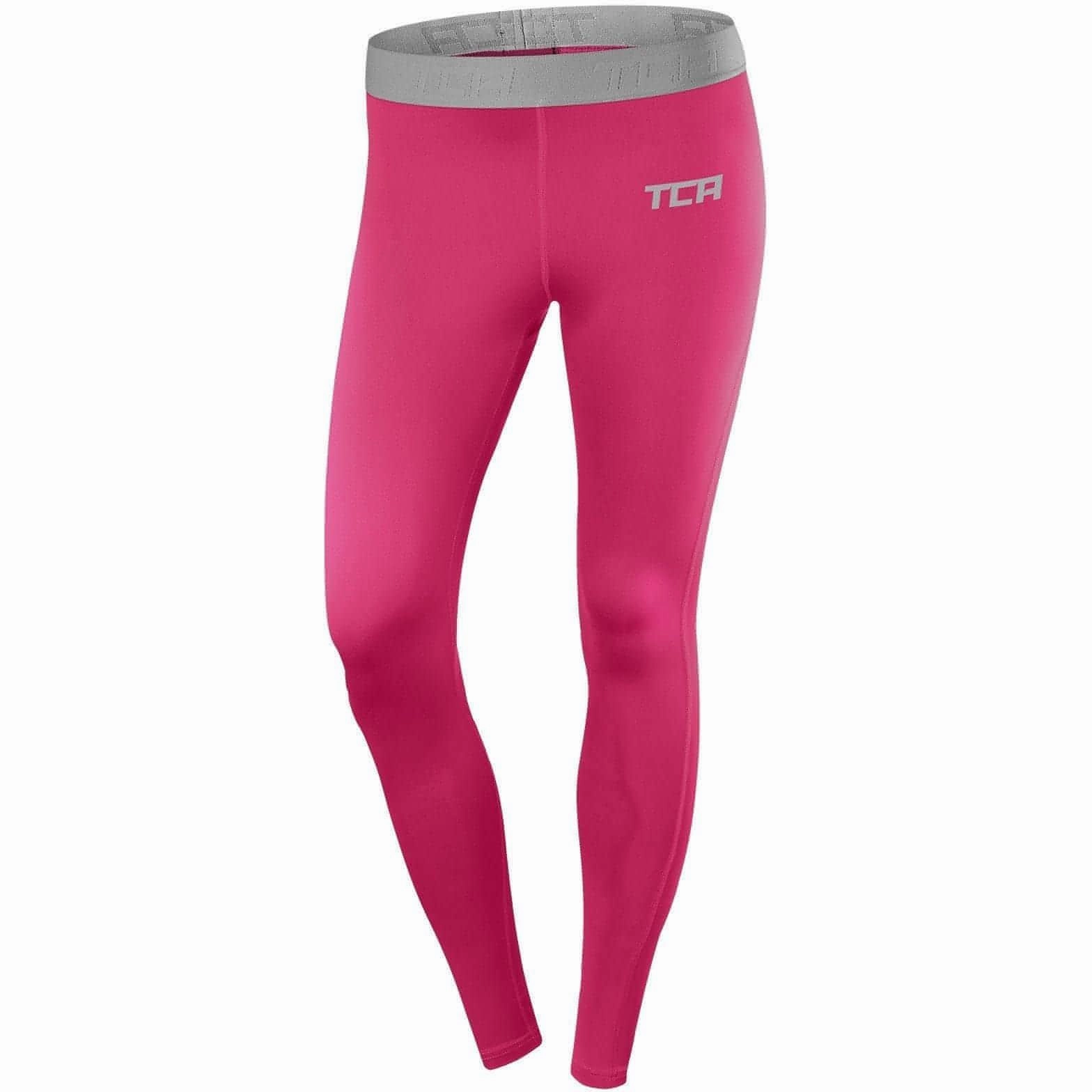 All Purposewear TCA Pro Performance Endurance Womens Long Running Tights - Pink