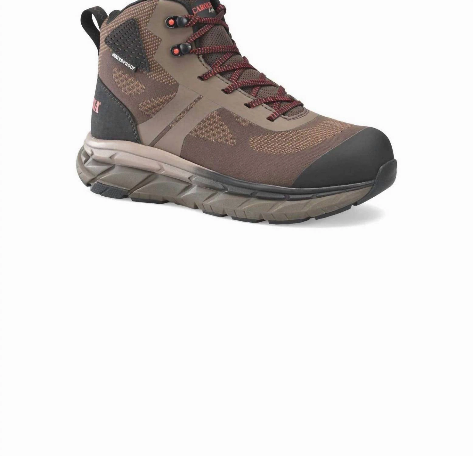 Men's Align Voltrex Hi 6" Waterproof Work Boots In Brown Comfortable Stretch Classic Fit