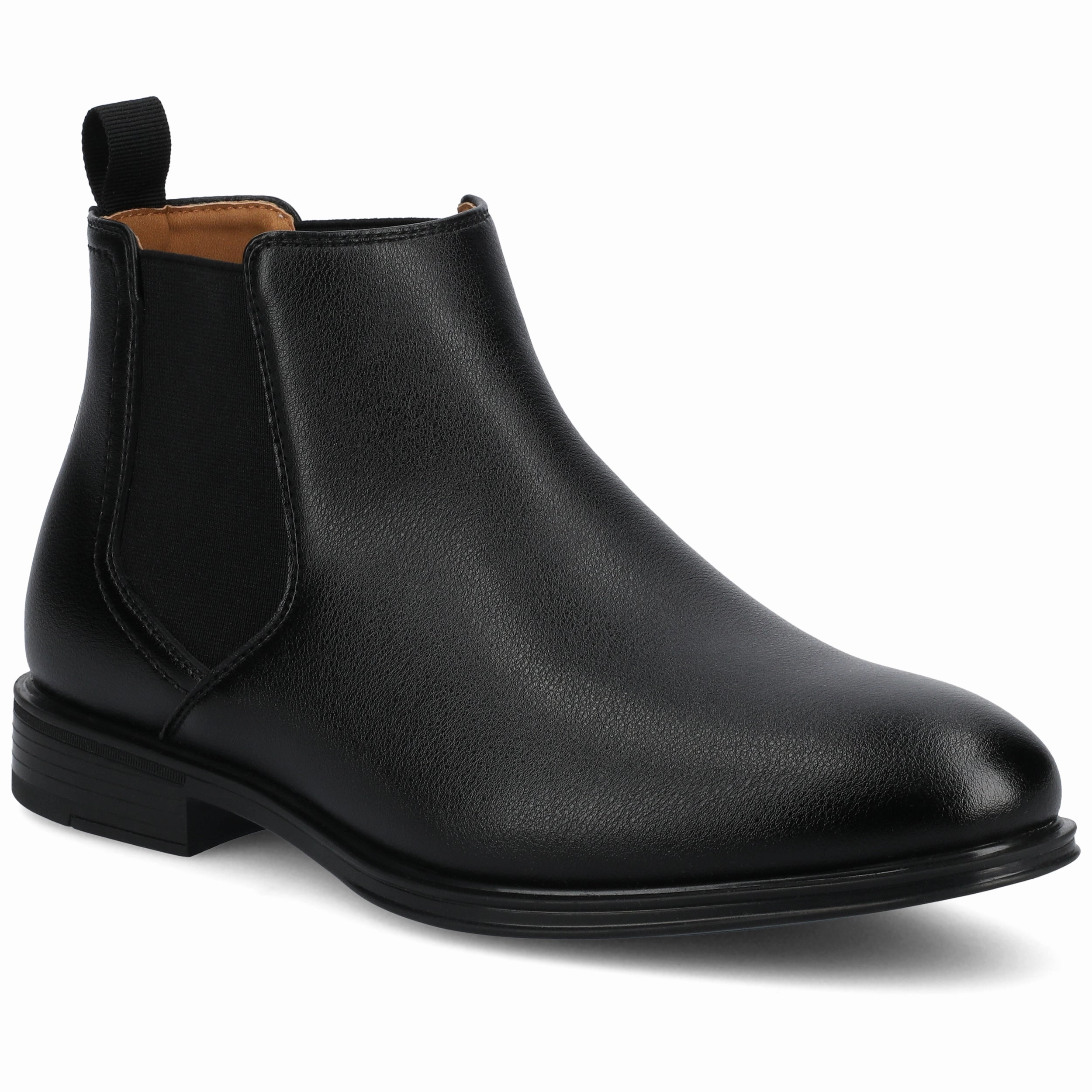 Low Profile Functional Minimalist Smooth Finish Vance Men's Josiah Medium and Wide Width Chelsea Boot
