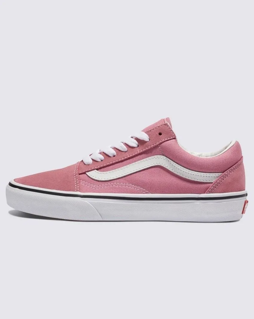 Petal Path Fast Wear Vans Men's Old Skool Pink Sneaker Shoes