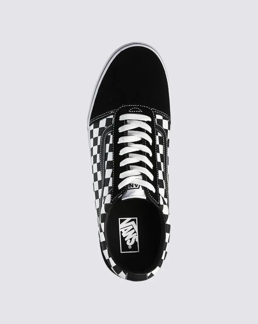 Vans Men's Ward Lo Checkered Black/White Shoe Lifestyle Gear Trendy pick