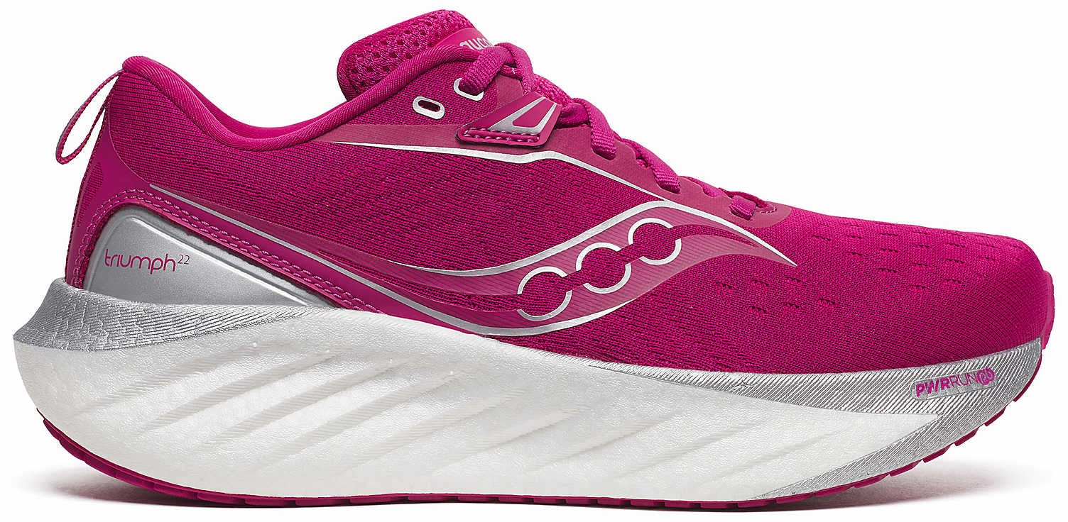 Saucony Triumph 22 Womens Running Shoes - Pink Foot Shock Diffusion camouflage running shoes