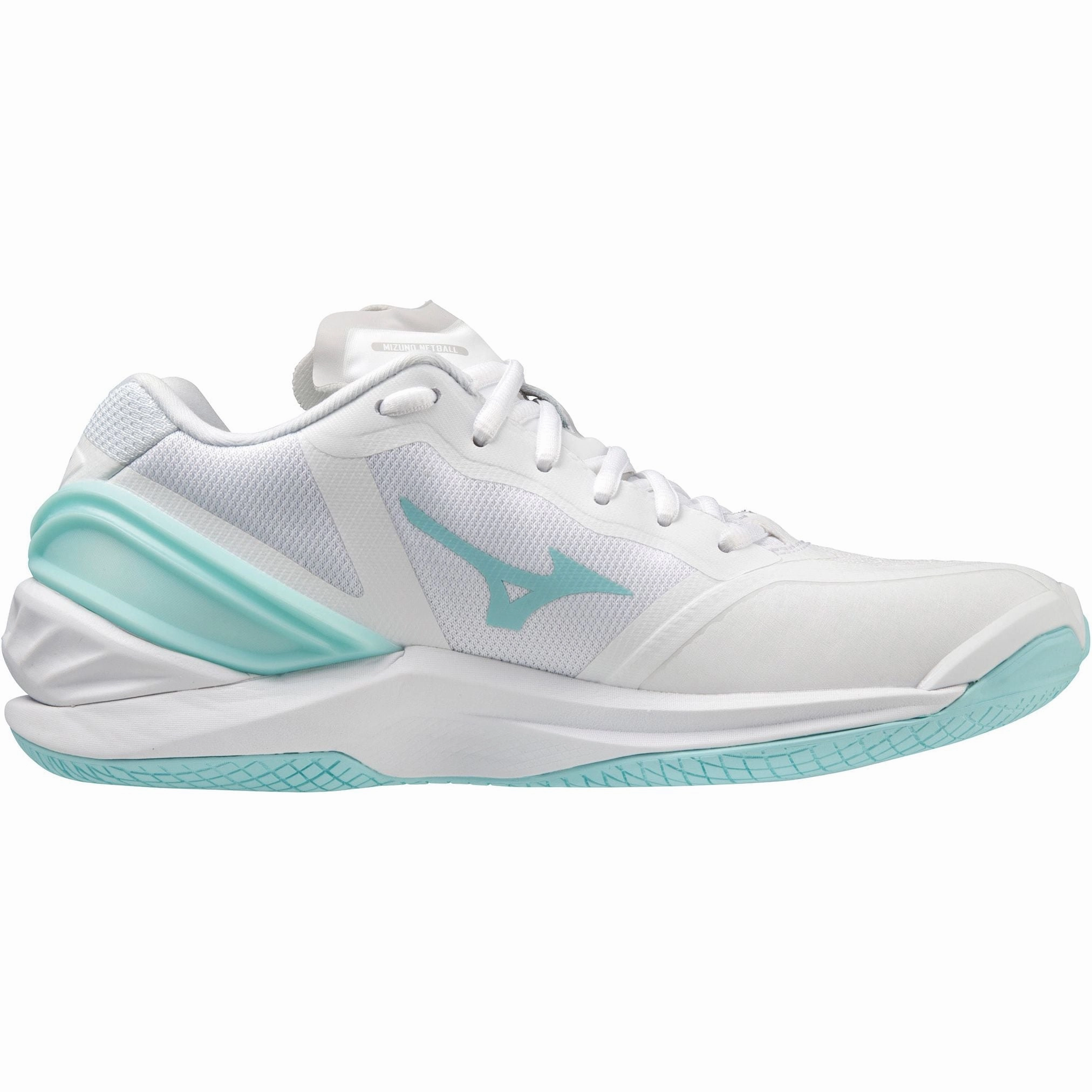 Mizuno Wave Stealth Neo Womens Netball Shoes - White Comfy lining morning run