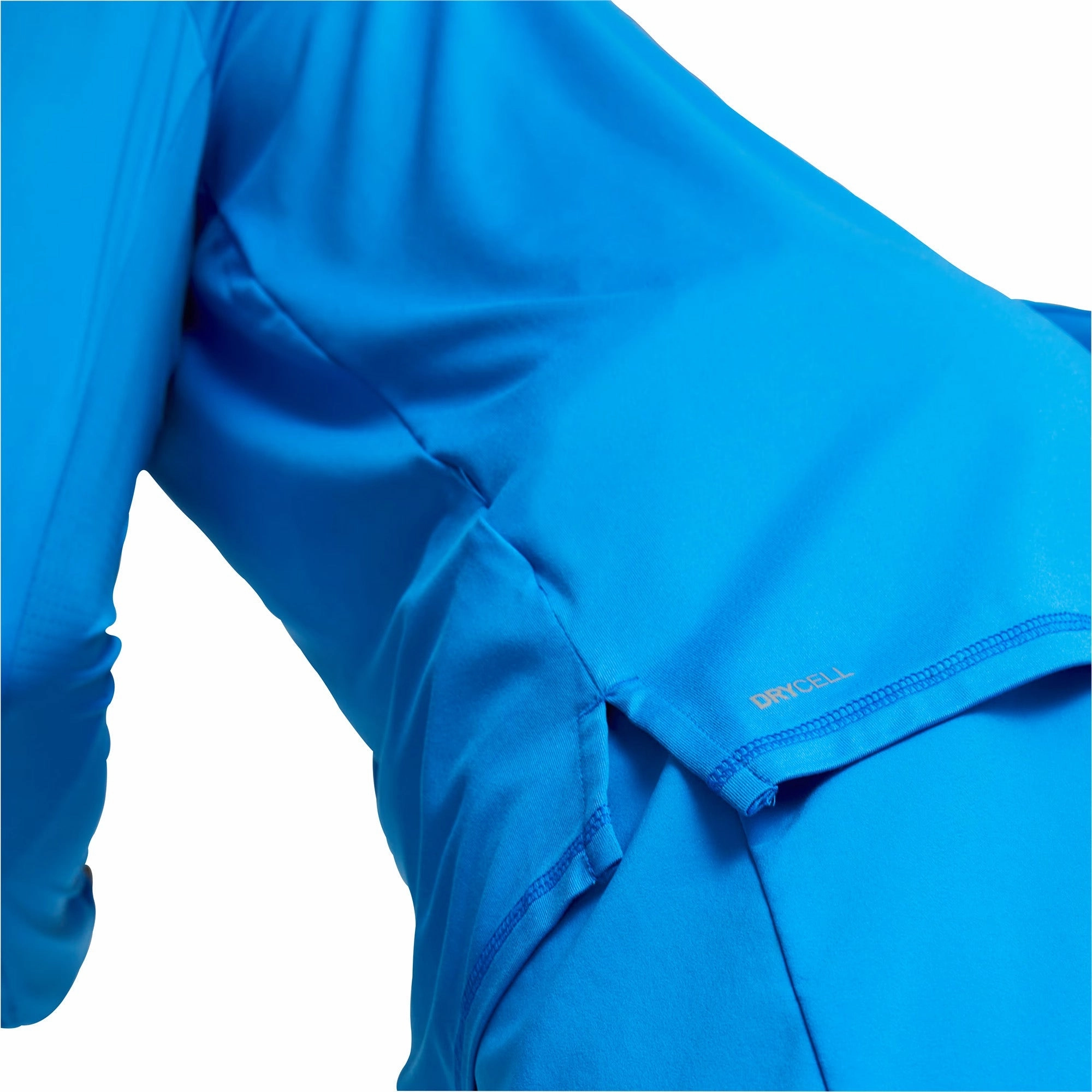 Puma Favourite Half Zip Long Sleeve Mens Running Top - Blue machine - washable Smooth Finish