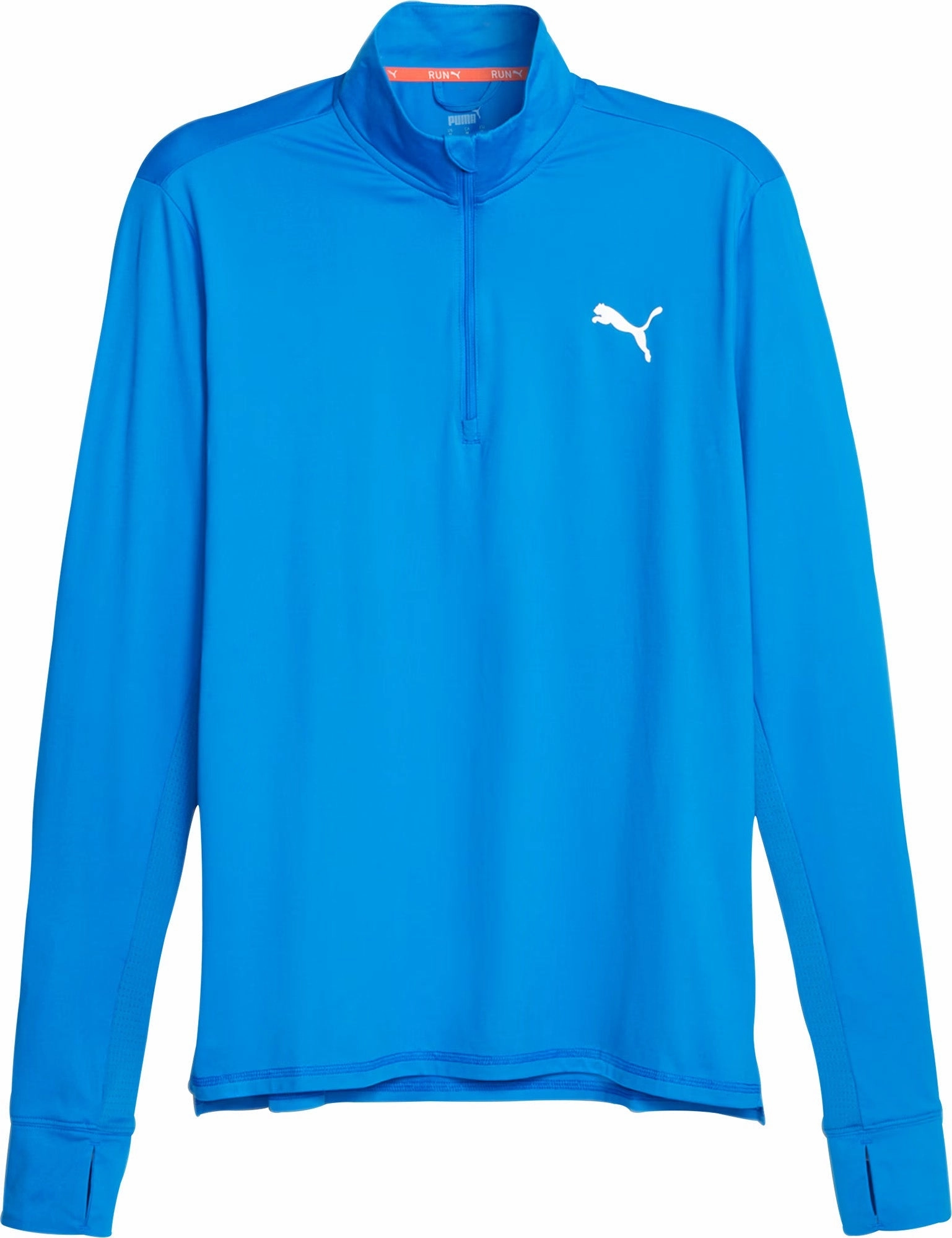 Style - conscious Puma Favourite Half Zip Long Sleeve Mens Running Top - Blue