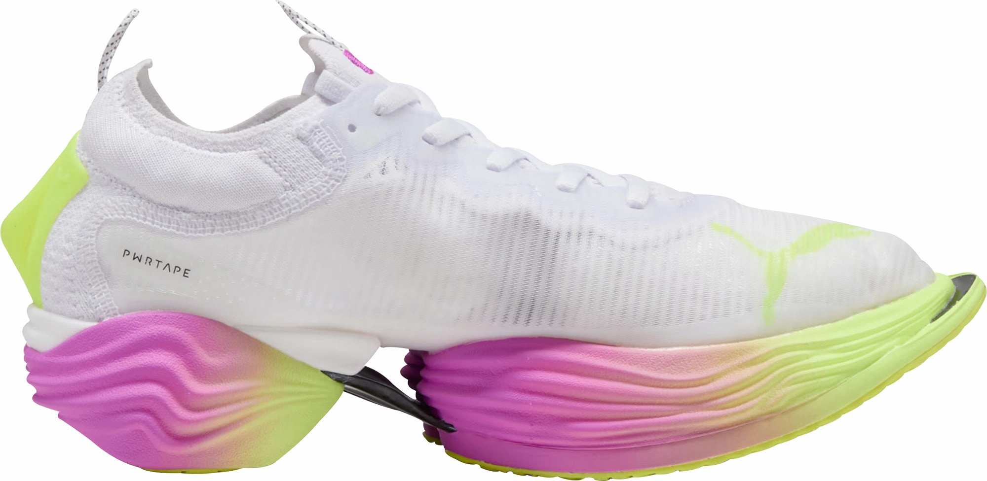 running in a fun run hypoallergenic Puma Fast-R Nitro Elite 2 Mens Running Shoes - White