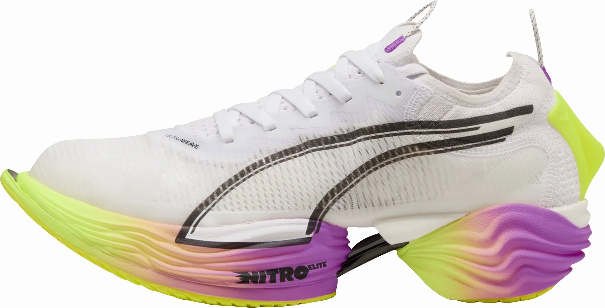 Puma Fast-R Nitro Elite 2 Mens Running Shoes - White Trail Ready Durability