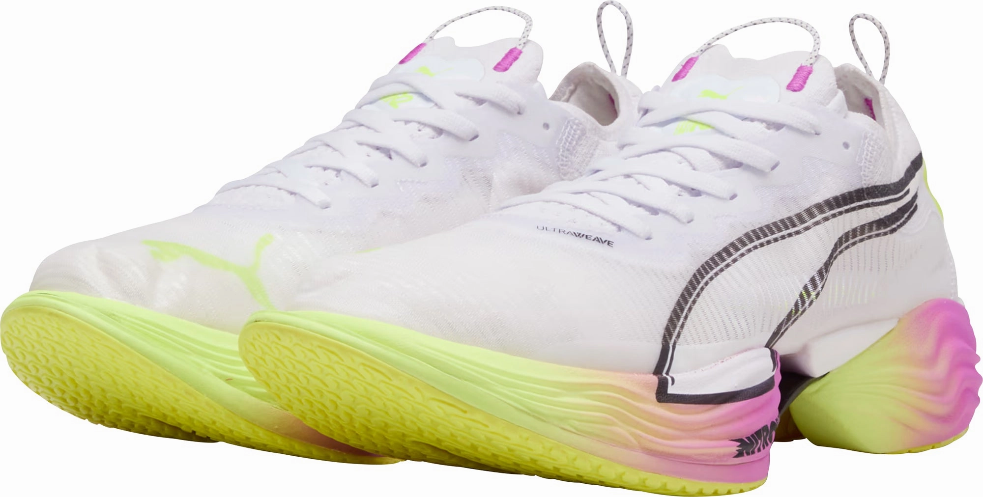 Puma Fast-R Nitro Elite 2 Mens Running Shoes - White heel - support - system Countryside running