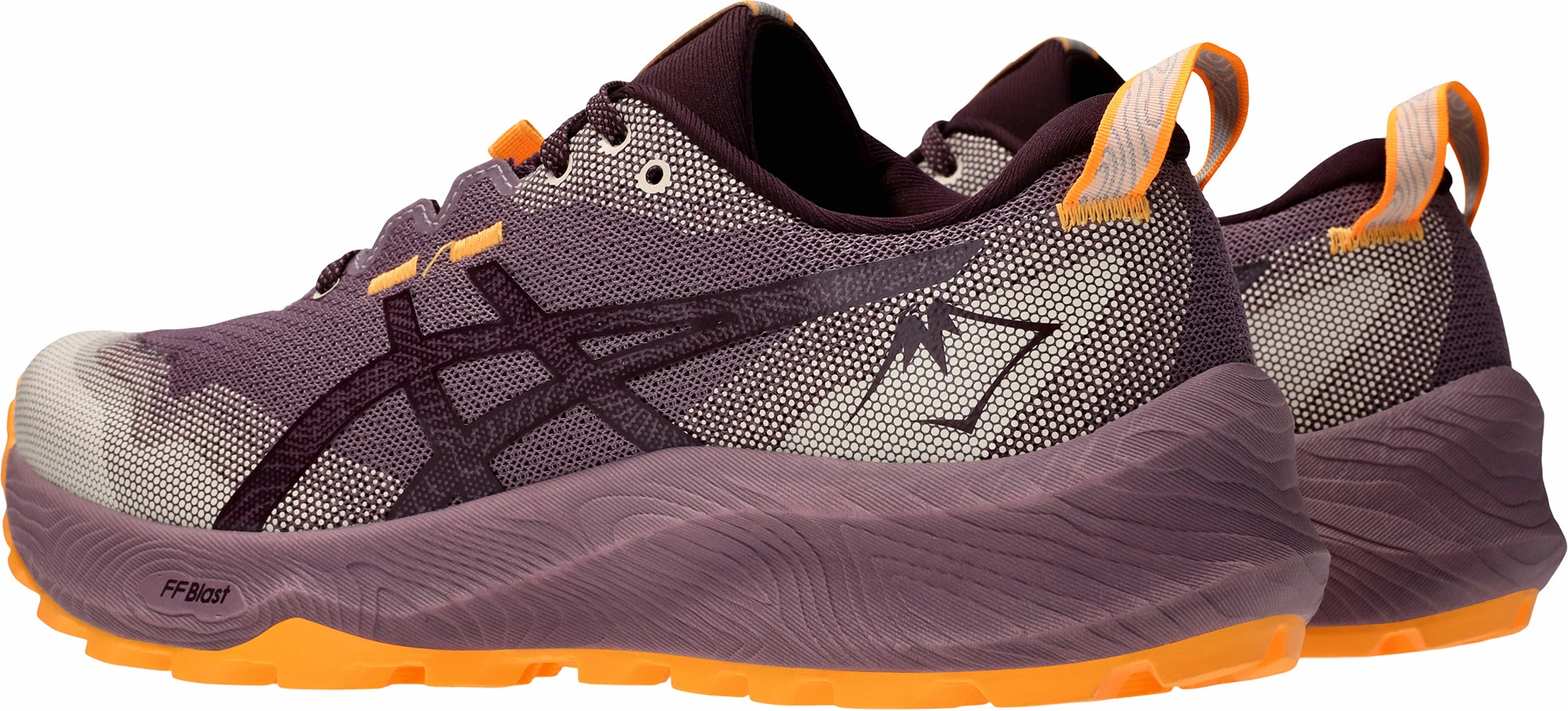 Hiking Light Asics Gel Trabuco 12 Womens Trail Running Shoes - Purple