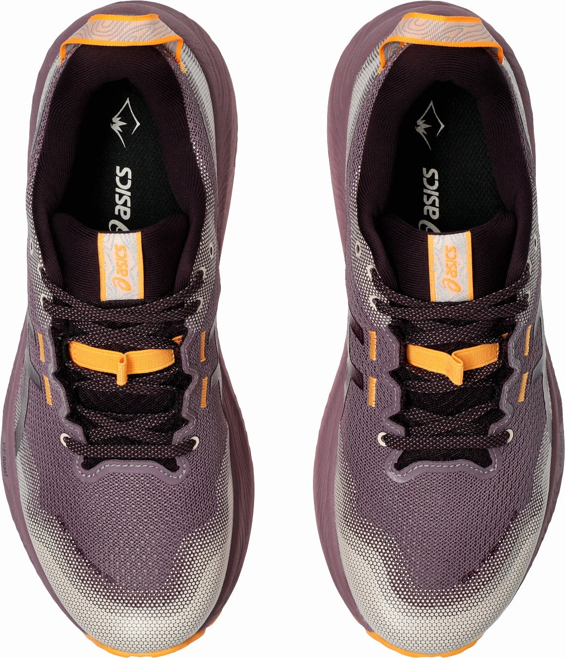 Asics Gel Trabuco 12 Womens Trail Running Shoes - Purple Adjustable Heel Lock StainResistant