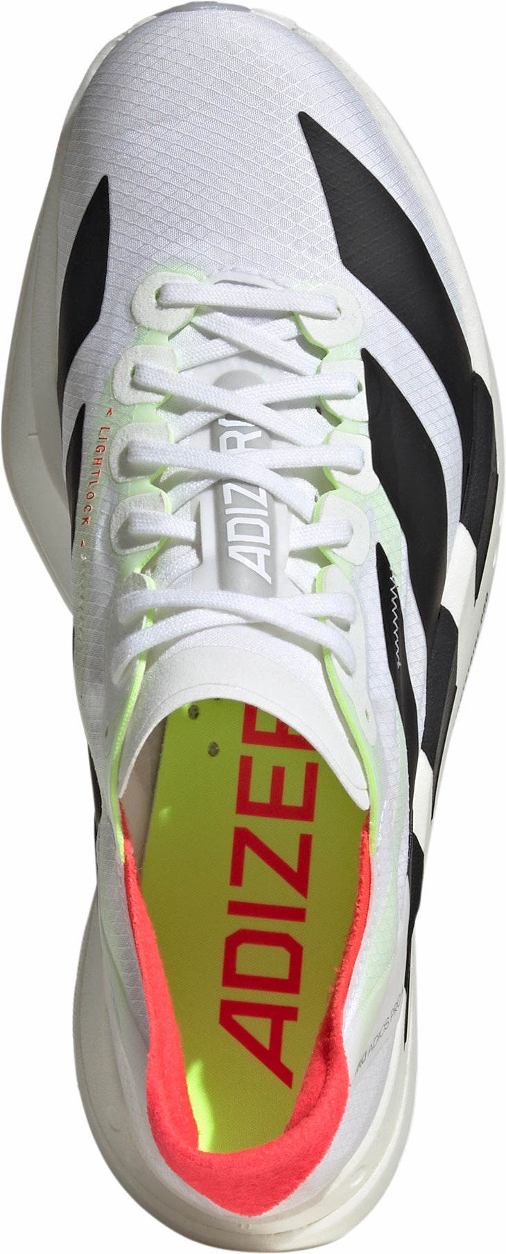 Training days Enhanced Ankle Support adidas Adizero Adios Pro 4 Womens Running Shoes - White