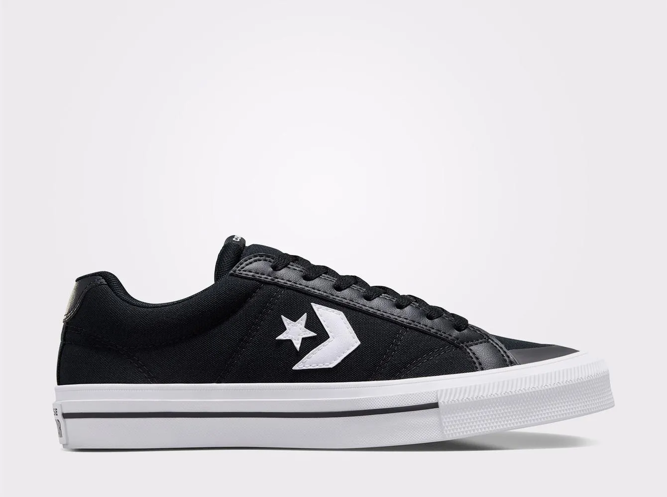 Converse Men's Sport Black/White Sneaker Shoes AntiOdor Lightweight Feel