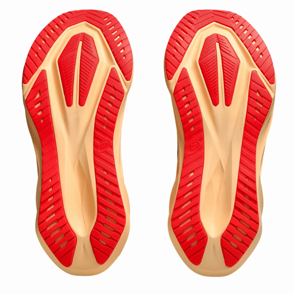 High Top Style professional runner shoes ASICS Men's NOVABLAST 5 Running Shoes in Midnight/Orange Glow AW25