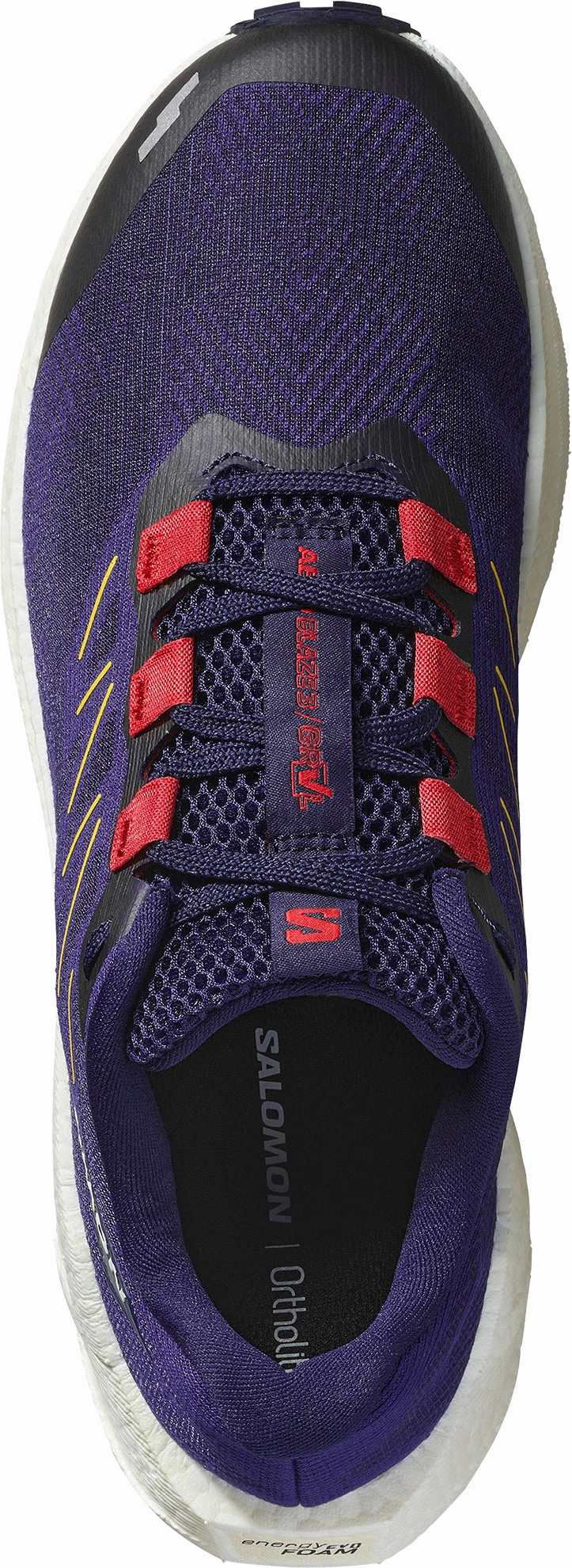 Warm Salomon Aero Blaze 3 GRVL Mens Trail Running Shoes - Blue