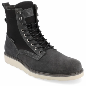 Territory Elevate Water Resistant Plain Toe Lace-up Boot Flexible structure