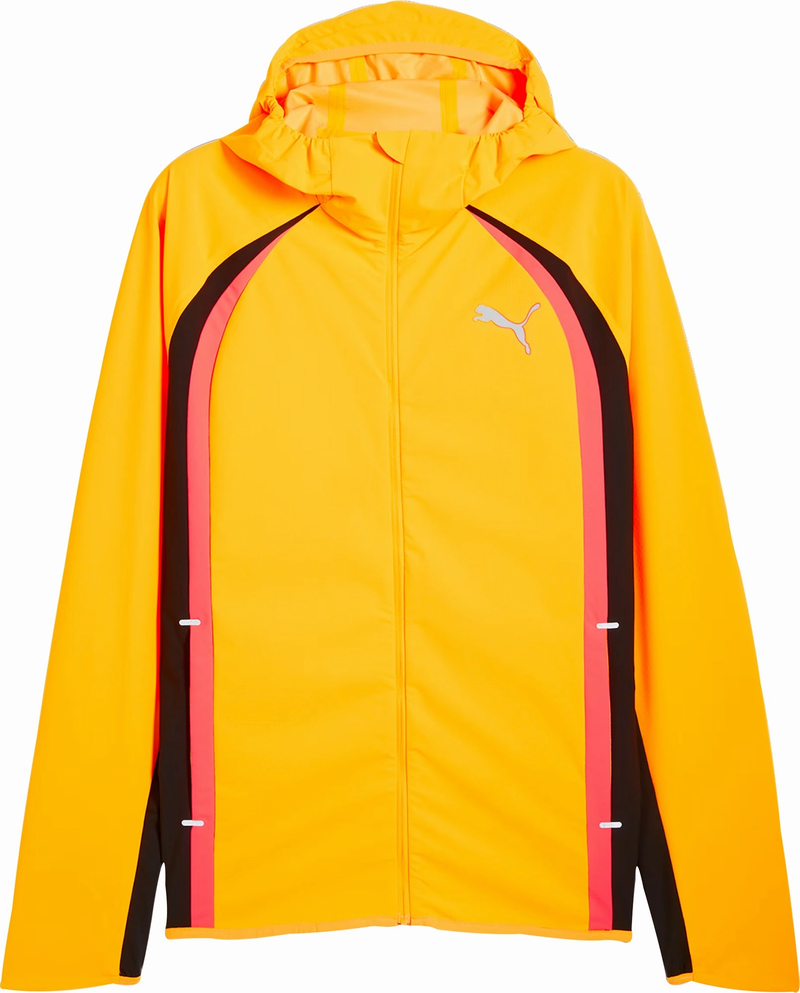 Motivate Flexible Outerwear Puma Run Ultraweave Raincell Mens Running Jacket - Orange