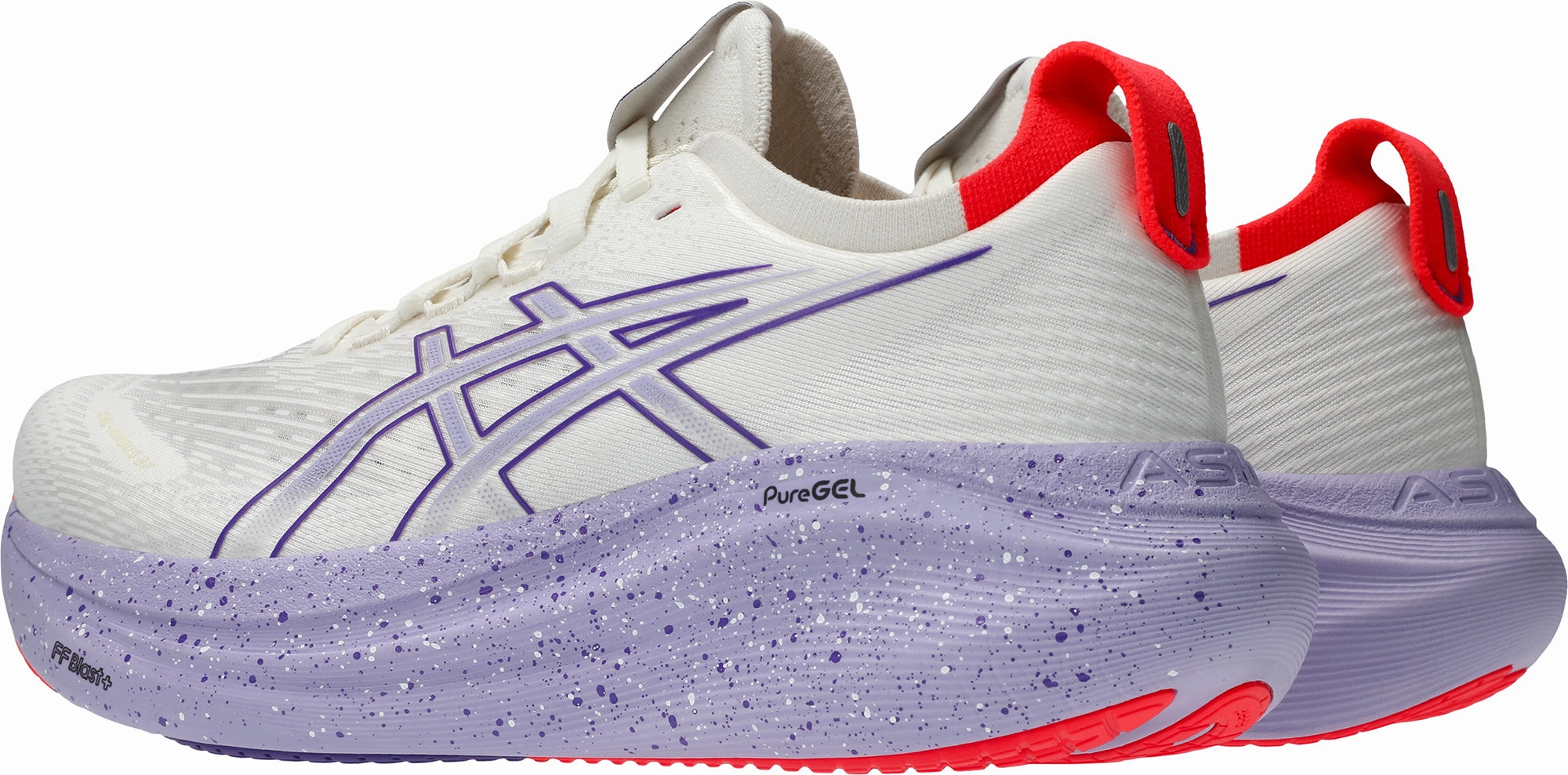 Comfortable Foot Cushion Asics Gel Nimbus 27 Tokyo Womens Running Shoes - Cream
