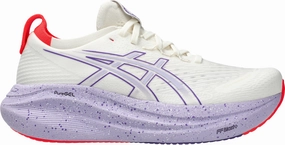Asics Gel Nimbus 27 Tokyo Womens Running Shoes - Cream Sweat Control lateral support shoes
