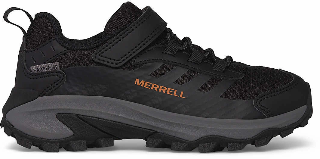 Nature Ready Merrell Moab Speed 2 A/C Waterproof Childrens Walking Shoes - Black